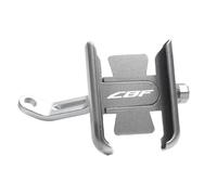 HYPERICIN For CBF125 CBF150 CBF600 CBF1000 CBF 600/s 1000 SA Motorcycle Mobile Phone Bracket GPS Stand Holder Handlebar Phone Holder(Mirror type Silver)