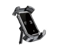 HYPERICIN Motorcycle Handlebars Mobile Phone Holder GPS Stand Bracket For Buell For 1125R 1125CR XB12R XB12Ss XB12Scg Ulysses XB12XT XB9 Handlebar Phone Holder(Mirror-Black)