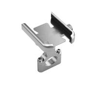 HYPERICIN Motorcycle Mount Motorcycle Bicycle Phone Holder GPS Bracket Cellphone Stand Rearview Mirror Handlebar Mount Compatible 2024(Silver handlebar)