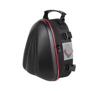 HYPERICIN Motorcycling Rear Seat Travel Bag Motorcycle Large Capacity Reflective Rear Seat Bag Carbon Fiber Moto Equipment Rainproof Saddle(Red)