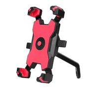 HYPERICIN Phone Holder Handlebar Bike Bicycle Mobile Phone Holder Stand Universal Scooter Motorcycle Motorbike Rearview Mirror Cellphone Mount Supp Ort(Red-RearviewMirror)