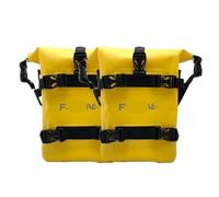 HYPERICIN Rear Rack Trunk Motorcycle Bumper Bag Motocross Crash Bars Repair Tool Placement Bag for NC750X CB500X(Yellow-2pcs)