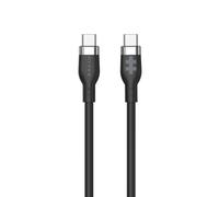 HyperJuice 240W Silicone USB C to USB C Cable (3ft/1m) for All Devices. Durable 240W USB-C Charge Cable. Portable, Tangle-Free Design, Over-Temperature Protection. Charges Any USBC to USBC Device