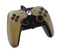 Hyperkin Competitor Wired Controller - Officially licensed Controller for use with Xbox Series X|S, Xbox One, Windows 10|11, PC, Video Game Controller with Hall Effect Sticks, 3.5MM. (Gold)