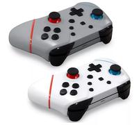 Hyperkin NuChamp Switch/OLED 2-in-1 Wireless Control, White/Wizard Silver