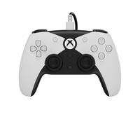 Hyperkin Competitor Wired Controller - Officially licensed Controller for use with Xbox Series X|S, Xbox One, Windows 10|11, PC, Video Game Controller with Hall Effect Sticks, 3.5MM. (White)