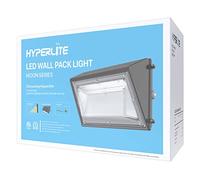 HYPERLITE - 70W LED Wall Pack with Photocell Dusk to Dawn, Adjustable Security Lights Ideal for Outdoor Barn, Patio, Garage, Shop, Certified Factory