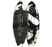 Hyperlite Broadcast Wakesurfing Board with EVA Traction Pad - 5'4" Wakesurf Board for Beginners to Intermediate Riders - Endorsed by Shaun Murray
