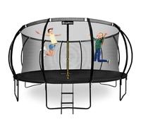 HyperMotion Kids Trampoline 16FT 487cm with Ladder and Inner Safety Net Outdoor Garden Trampoline Heavy Duty Frame 150kg Max Load for Children