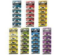 HyperPS (Total 70 pcs AG0 AG1 AG3 AG4 AG7 AG10 AG13 Alkaline Assorted AG 1.5V Button Cell Battery Single Use Watch Toys Remotes Cameras