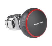 Hypersonic Large Steering Wheel Knob, Steering Wheel Spinner, Smooth and Durable Power Handle With Bearing Fits Cars, Trucks, Tractors, Boat, Mowers and Forklifts (Red)