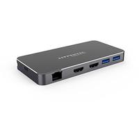 Hypertec ProDockEssential X1 Universal USB-C Dock, Dual HDMI, 8K Single Display (Windows) / 4K Dual Display, 2x USB-A 3.0, 1x USB-C, Gigabit Ethernet, 100W Power Delivery