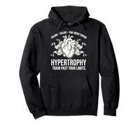 Hypertrophy Train Past Your Limits Bodybuilding Gym Pullover Hoodie
