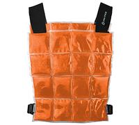 HYPERWEAR CoolOver Advanced Cooling Vest for Athletes and Team Sports - pre-cooling, halftime, sideline, practices, fans - Constant Cooling Protection in Hot Humid Conditions (15C/59F Orange), Orange,