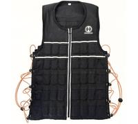 Hyperwear Hyper Vest ELITE Fully Adjustable Weight Vest - Stretch CORDURA® Fabric YKK Zipper Thin Steel Weights - Weighted Vests for Running, Strength, Endurance, Walking (20 lbs MEDIUM)