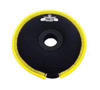 HYPERWEAR SoftBell 3lbs Soft & Adjustable Weight Plate (Rubber, Alloy Steel, Yellow/Black, Exercise-Weights)