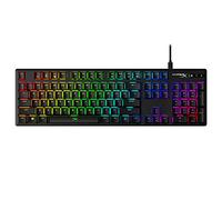 HyperX Alloy Origins - Mechanical Gaming Keyboard - Software-Controlled Light & Macro Customization - Compact Form Factor - Linear Switch - HyperX Red - RGB LED Backlit US QWERTY