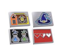 HyperX Badge Pack - Swappable Magnetic Badges, Alloy Rise Compatible, Hard Enamel Material, Keyboard Personalization