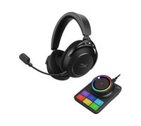 HyperX Cloud Alpha 2 Wireless Gaming Headset - 250 Hours Battery Life, 53 mm Dual Chamber Driver, Bluetooth & 2.4 GHz, RGB Base Station, Microphone, PC, PS5, PS4, Switch, Mobile, Black