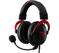 HyperX Cloud II Gaming Headset | 7.1 Surround Sound | Aluminum Frame | Detachable Noise Cancelling Microphone | Hi-Fi with 53mm Audio Drivers | Compatible with PC/PS4/Xbox/Mac/Mobile/VR - Red