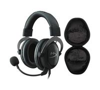 HyperX Cloud II Gaming Headset (Gunmetal Gray) with Knox Gear Hard Shell Headphone Case Bundle (2 Items)