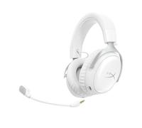 HyperX Cloud III S - Wireless Gaming Headset for Multi-Platform | 2.4GHz | Bluetooth | Battery Life up to 120 Hours | 53mm Angled Drivers | 10mm Detachable Mic | Customizable | White