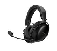 HyperX Cloud III S - Wireless Gaming Headset, Multiplatform, 2.4GHz, Bluetooth, Battery Life up to 120 Hours, 2.4GHz, 53mm Tilt Driver, 10mm Detachable Microphone - Black