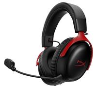 HyperX Cloud III S - Wireless Gaming Headset for Multi-Platform, 2.4GHz, Bluetooth, Battery Life up to 120 Hours 53mm Angled Drivers, 10mm Detachable Mic, Customizable - Black/Red