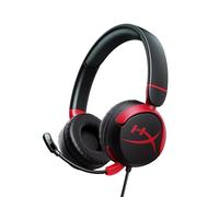 HyperX - Cloud Mini Kids Wired Headset for PC, PS5, PS4, Xbox Series X|S, Xbox One, Nintendo Switch, Chromebook, and Mobile | Red/Black