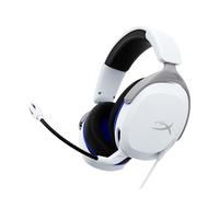 HyperX Cloud Stinger 2 Core White - Gaming Headset for PlayStation, PS5, PS4, lightweight comfort, 40 mm drivers, easy access audio controls