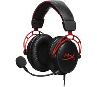 HyperX HX-HSCA-RD Cloud Alpha Pro Gaming Headset (Red) with Dual-Chamber Drivers & In-Line Volume Control