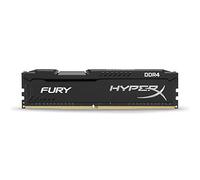 HyperX HX421C14FB/4 Fury Black Series 4 GB 2133 MHz DDR4 CL14 DIMM Memory Module (Sky Lake Compatible), Black