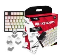 HyperX PBT Keycaps - Full Key Set, Double Shot PBT Material, English (US) Layout, 104 Keys - White