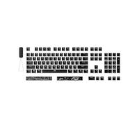 HyperX Pudding Keycaps 2 - Full Key Set - PBT - 112 Keys - Black