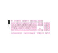 HYPERX Pudding Keycaps 2 - Full Key Set - PBT - 112 Keys - Pink