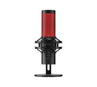 HyperX Quadcast 2 USB Microphone for Gaming, Streaming and Podcasting | On-Board Controls | LED Lighting | Quick Release Shock Mount | Built-in Arm/Stand Mount | PC, Mac, PS5, PS4 | USB-C | Black