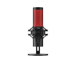 HyperX Quadcast 2 USB Microphone for Gaming, Streaming and Podcasting | On-Board Controls | LED Lighting | Quick Release Shock Mount | Built-in Arm/Stand Mount | PC, Mac, PS5, PS4 | USB-C | Black