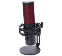 HyperX QuadCast 2 - USB Microphone for Gaming, Streaming and Podcasting, with On-Board Controls, LED Lighting, Removable Shock Mount, PC, Mac, PS5, PS4, USB-C - Black