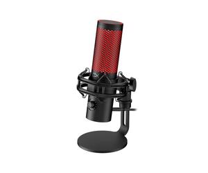 HyperX Quadcast 2 USB Microphone for Gaming, Streaming and Podcasting, with On-Board Controls, LED Lighting, Quick Release Shock Mount and Built-in