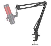 HyperX QuadCast Boom Arm Mic Stand - Boom Mic Arm Desktop Microphone A