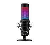 HyperX QuadCast S - RGB USB Condenser Microphone for PC, PS4 and Mac, Anti-Vibration Shock Mount, Pop Filter, Gaming, Streaming, Podcasts, Twitch, YouTube, Discord, Black, New
