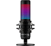 HyperX QuadCast S - RGB USB Condenser Microphone for PC, PS4 and Mac, Anti-Vibration Shock Mount, Pop Filter, Gaming, Streaming, Podcasts, Twitch, YouTube, Discord, Black, New