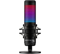 HyperX QuadCast S - RGB USB Condenser Microphone for PC, PS4 and Mac, Anti-Vibration Shock Mount, Pop Filter, Gaming, Streaming, Podcasts, Twitch, YouTube, Discord, Black, New