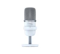 HyperX SoloCast Condenser Microphone USB-C White Gaming Hi Res 24-bit 96kHz