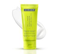 Hyphen All I Need Sunscreen SPF 50 P No White Cast In Vivo Tested Brightens with Niacinamide, Kojic Acid & Vitamin C Rich Kakadu Plum Hydrating Lightweight Non-Greasy 50 ml (Pack of 1) Beige