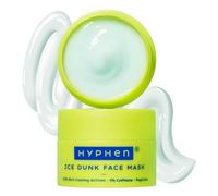 Hyphen Ice Dunk Instant Cooling Face Mask with 31% Skin Cooling Actives | 3% Caffeine - Instant Depuff, Tightening & Pore Reduction | Collagen Boost Cryo Therapy Face Pack For Glowing Skin - 50 gm