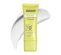 Hyphen Matte Max Velvet Touch Sunscreen Spf 70+ Pa++++Sun ProtectionSun ShieldMoisturizes And Soothes Skin12 Hrs Uva-Uvb ProtectionSunscreen Spf No White Cast, Combination 30 g (Pack of 1) Transparent