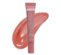 Hyphen Tinted Lip Balm - Hazel 1% Vitamin E, 2% Squalane & Peptides Brightening Lip Balm for Dark Lips 24h Moisturization & Hydration for Dry & Chapped Lips - Brown 10 g (Pack of 1) Peachy Nude