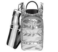HYPINZI Water Bottle Holder with Strap Quilted Crossbody HydroBag Stylish Puffer Waterbottle Purses Water Bottle Sling Bag Water Bottle Accessories for Gifts Outdoor Travel Walking Hiking Camping