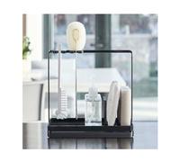 HYPIQQ Kitchen Sink Tidy Kitchen Washing Up Organiser Washing Up Caddy Kitchen Sink Caddy Organiser Sink Organiser,Black